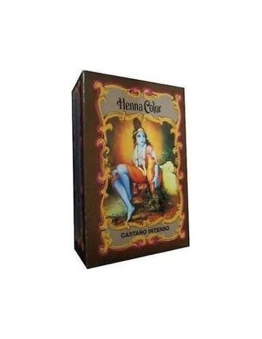 Henna Polvo Castaño Intenso 100Gr. de Radhe Shyam