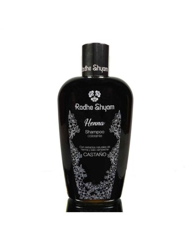 Champu Henna Color Castaño 250Ml. de Radhe Shyam