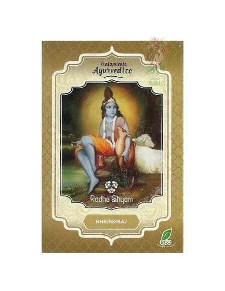 Tratamiento Capilar Ayurvedico Bhringraj 100Gr Eco de Radhe Shyam