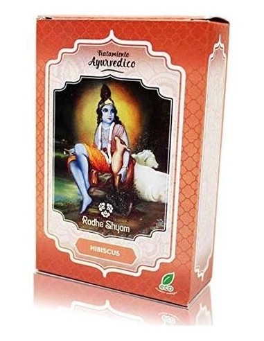 Tratamiento Capilar Ayurvedico Hibiscus 100Gr. Eco de Radhe Shyam