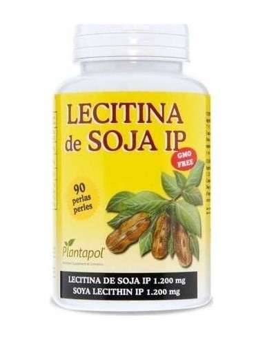 Lecitina de Soja Ip (Aceite de Lecitina de Soja) 90 Perlas 1.600 Mg  de Plantapol