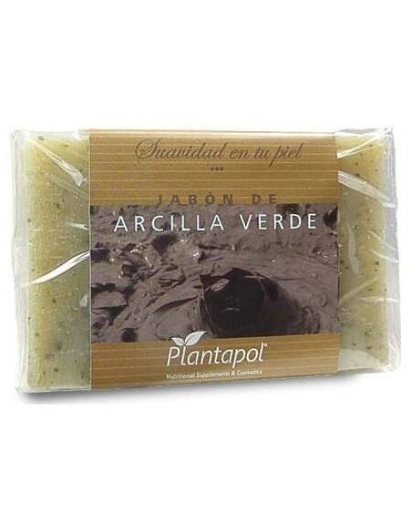 Jabon Natural Arcilla Verde 100Gr de Plantapol