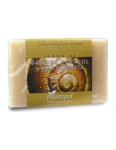 Jabon Natural  Baba De Caracol Y Rosa Mosq. 100Gr. de Plantapol