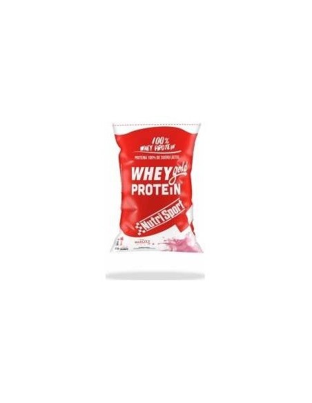 Whey Gold Protein Fresa Bolsa 500Gr. de Nutrisport