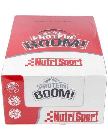 Protein Boom Barritas Cookies And Cream 24Ud. de Nutrisport