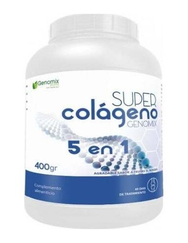 Super Colageno 5 En 1 400Gr. Genomix de Science & Health Sbd