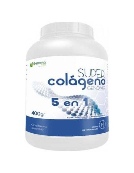 Super Colageno 5 En 1 400 Gramos Genomix Science & Health Sbd