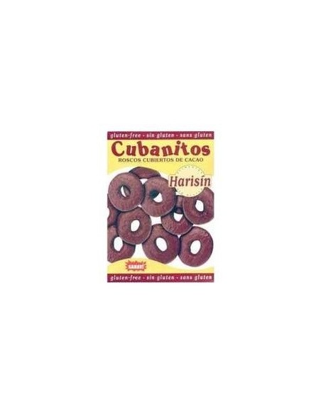 Roscos Cubanitos Cubiertos De Cacao 150Gr. S/G de Harisin