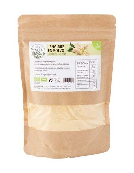 Jengibre En Polvo 200Gr. Bio Vegan de Eco Salim