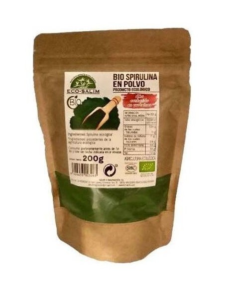 Bio Espirulina En Polvo 200Gr. Eco de Eco Salim