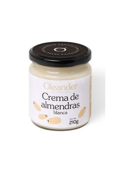 Crema De Almendra Blanca Repelada 210Gr. Bio Vegan de Oleander