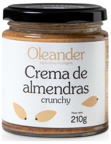 Crema De Almendra Crunchy 210Gr. Bio Vegan Sg de Oleander