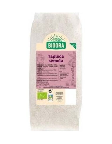 Tapioca Semola 500Gr. Bio de Biogra