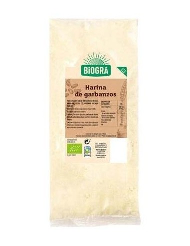 Harina De Garbanzos 500Gr. Bio Vegan Sg de Biogra