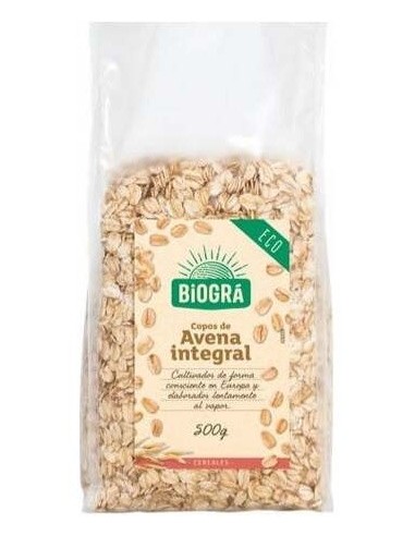 Copos De Avena Gruesos Integrales 1Kg. Bio de Biogra