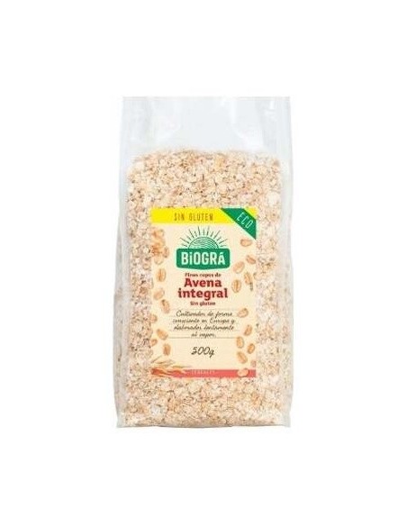 Copos De Avena Finos Integrales S/Gluten 500 Gr de Biográ (S