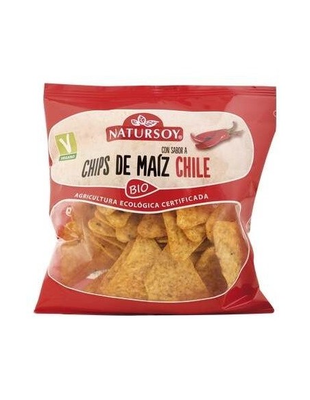 Chips De Maiz Y Chili 75Gr. Bio de Natursoy