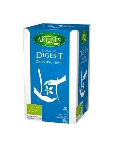 Infusion Digestiva Diges T Tisana 20 Bolsitas. Bio de Artemis Bio