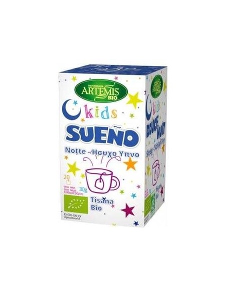 Kids Sueño Tisana 20Bolsitas. Bio de Artemis Bio