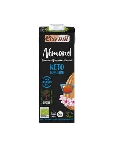 Bebida Almond Nature Keto Bio 1 L de Ecomil