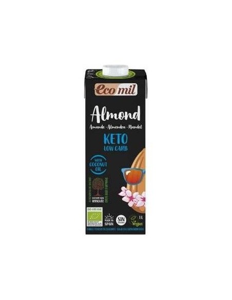 Ecomil Bebida Almendra Nature Keto 1Lt 6Uds. Bio de Almond