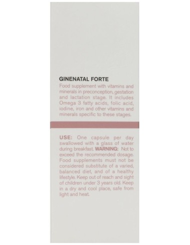 Ginenatal Forte 30Cap. de Rilastil