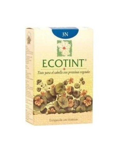 Castaño Oscuro Tinte Para Cabello de Ecotint