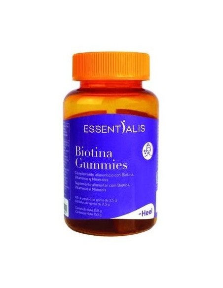 Essentialis Biotina Gummies 60 Caramelos De Goma de Heel