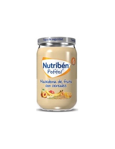 Nutriben Potito Macedonia Fruta Cereales 2X190Gr. de Nutriben