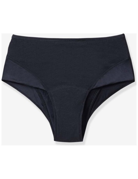 Braguita Menstrual Negra Flujo Moderado 6/Xxl. de Cocoro