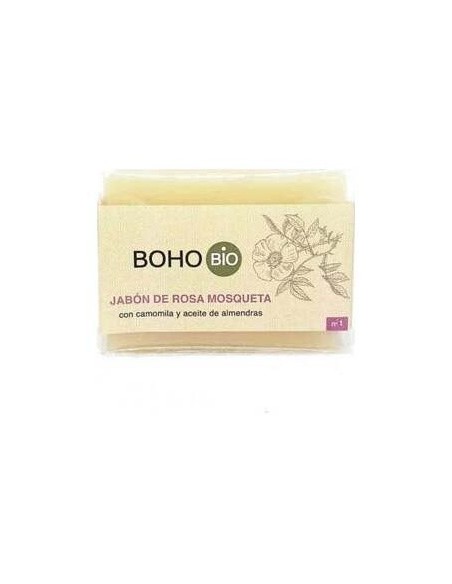 R.Mosqueta Camomila Almendras Jabon Pastilla 100Gr de Boho