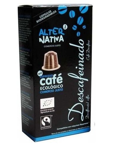 Café Descafeinado Bio-Ft. 10Uds 5G Cápsulas de Alternativa