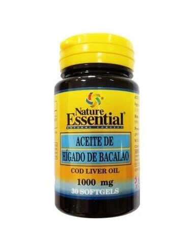 Aceite De Higado De Bacalao 1000Mg. 30Perlas de Nature Essential