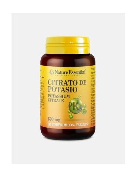 Citrato De Potasio 500Mg 120Comp. de Nature Essential