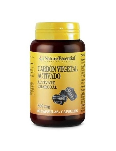Carbon Vegetal Activado 200Mg 90Cap. de Nature Essential
