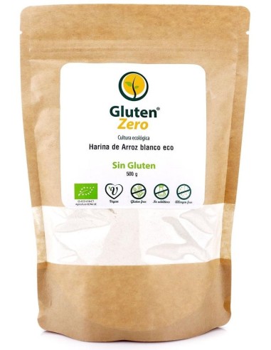 Harina De Arroz Blanco 500Gr. Eco Sg de Gluten Zero