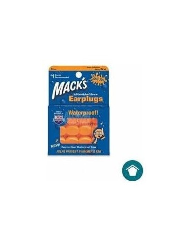 Tapon Oido Macks Silicona 12 Unidades Infantil de Mack´S