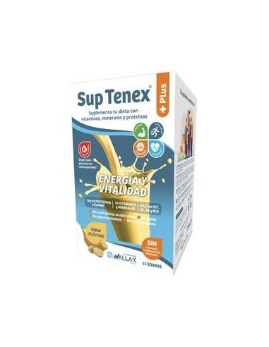 Suptenex Platano 15 Sobres de Wallax Farma