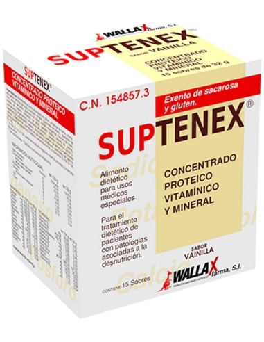 Suptenex Vainilla 15 Sobres de Wallax Farma