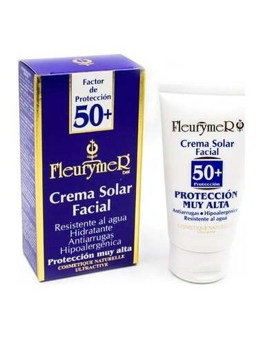 Crema Solar  Facial Spf-50+ Tubo de Fleurymer
