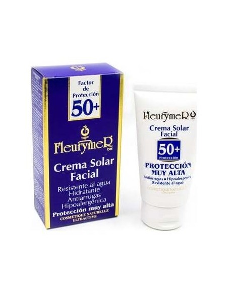 Crema Solar Facial Spf-50+ Tubo 80Ml. de Fleurymer