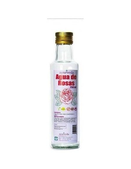 Agua De Rosas 250 Ml de Ayurveda Autentico