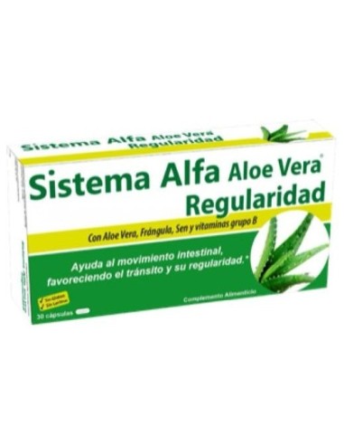 Sistema Alfa Aloe Vera Regularidad 30Cap. de Pharma Otc