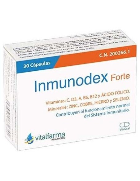 Inmunodex Forte 30Cap. de Vitalfarma