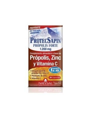 Protecsapin Própolis Forte 1.200 Mg 20 Cáps. de Natysal