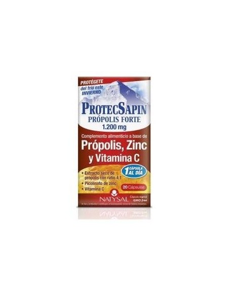 Protecsapin Propolis Forte 1200Mg. 20Cap. de Natysal