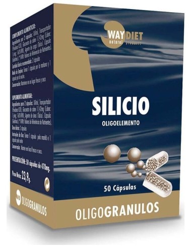 Silicio Oligogranulos 50Caps. de Waydiet Natural Products