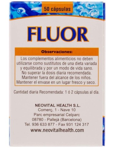 Fluor Microgranulos Neo 50Cap. de Neo