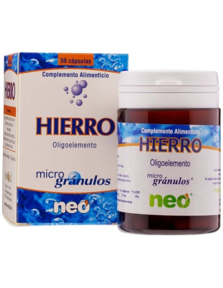 Hierro Microgranulos Neo 50Cap. de Neo