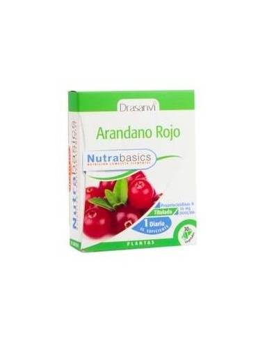 Arandano Rojo 30 Capsulas Nutrabasicos Drasanvi